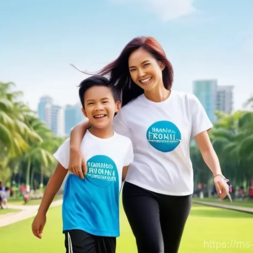 내러티브 건강법을 활용한 목표 설정 기법 - **Prompt: The Empowered Mother's Journey**
"A vibrant, healthy Malay mother in her late 30s, wea...