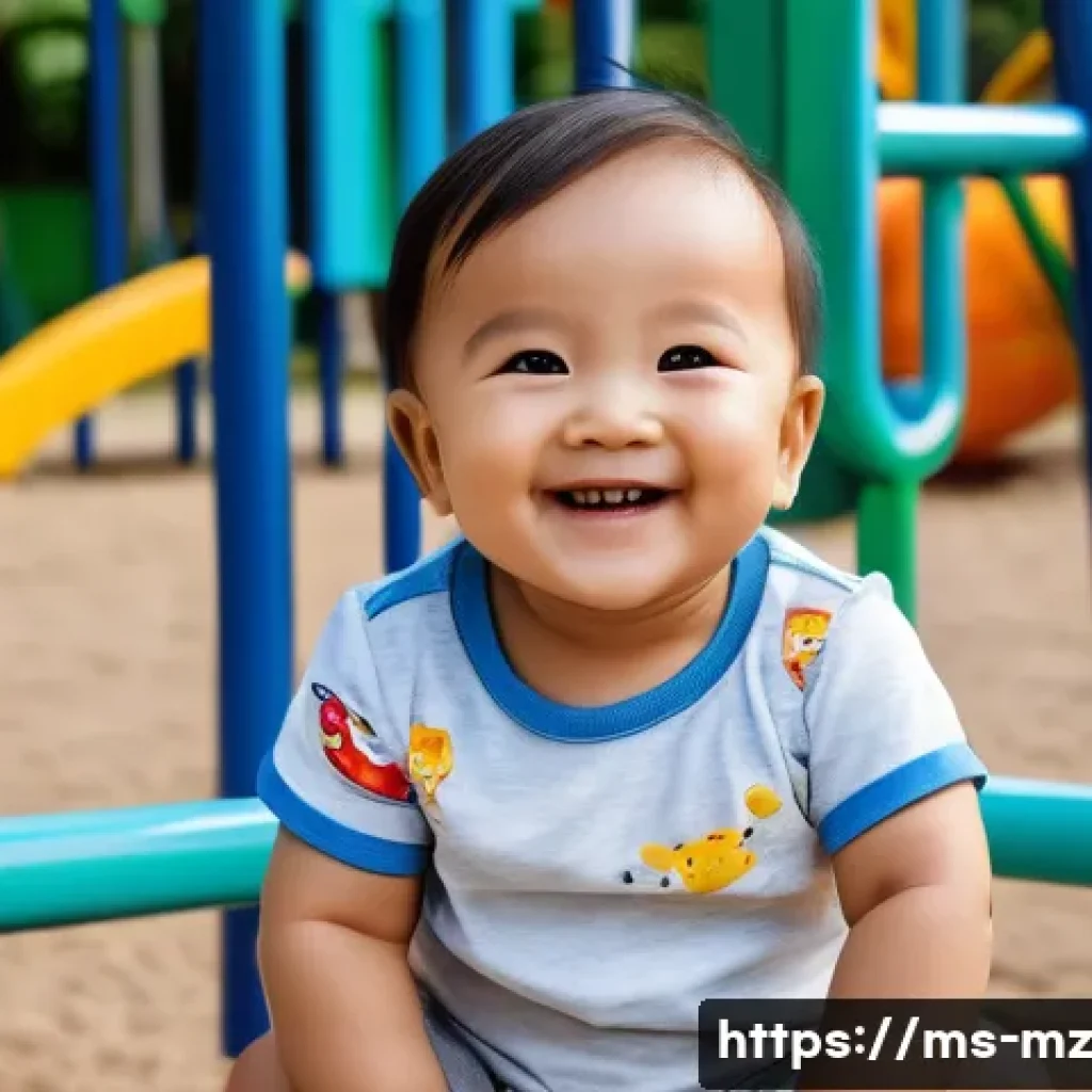내러티브 건강법을 통한 공동체 지지 체계 - **Prompt:** A candid, full-body photo of a smiling Malaysian toddler (approximately 2 years old) pla...