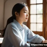 Home 22 내러티브 건강법을 통한 감정 조절 기술 - **Prompt:** A tranquil and introspective scene. A young adult, of diverse Asian descent (e.g., Malay...